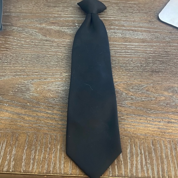 George Other - Kids Black clip on tie